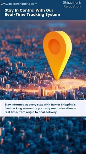 End-to-End International Moving & Relocation Services #baxtershipping #packermover