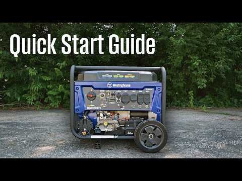 Remote Start Generator Quick Start Guide - Westinghouse