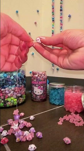 Making a Paper Star Garland ⭐✨ | Cozy Pastel Origami Craft