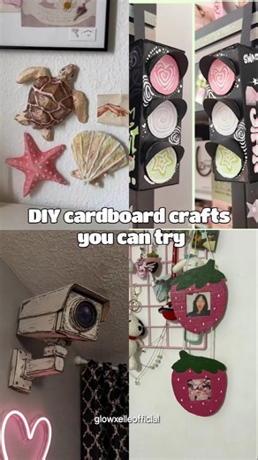 Cardboard diy ideas 💌 #aesthetic #trending #viral #diy #craft #decor #fyp #millionviews #cute