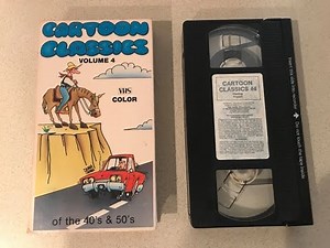 CARTOON CLASSICS of the 40's & 50's Volume 4 1985 VHS Rare? (Full Video)