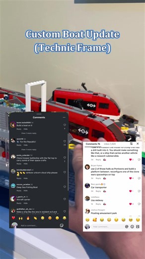 Actualización de LEGO Custom Boat: Marco Technic