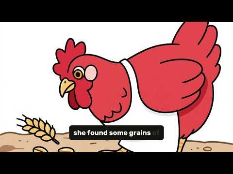 The Little Red Hen 🌾🍞 | Animated Story for Kids | Learning to Help