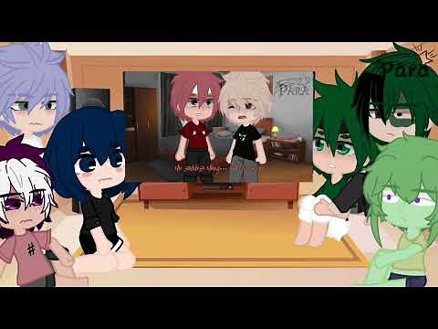 Inverted AU react to Bakugou +Original BNHA (Part 2) // Bkdk🧡💚//