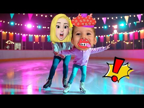 EVA DEV GİBİ BUZ PATENİ PİSTİNE GİDİYOR! BU SEFER ÇOK ZORLANDIK!