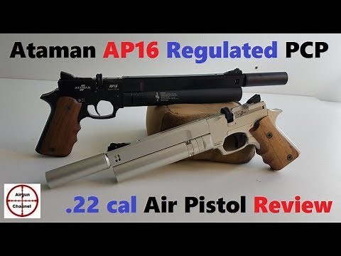 Ataman AP16 Pistol Review - Best PCP Air Pistol EVER! (.22 caliber Pellet Gun)