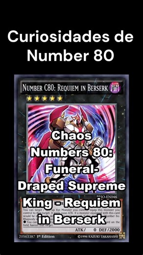 Number 80 Trivia | Yu-Gi-Oh! ZEXAL Card Trivia