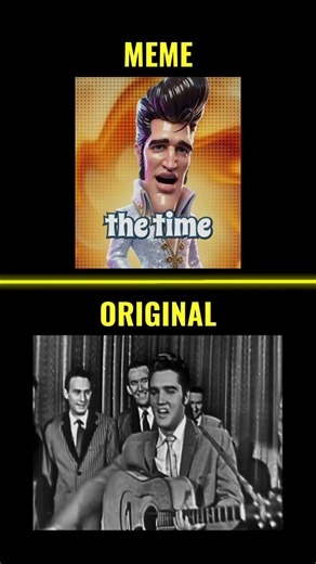 You ain't nothing but a hound dog crying all the time MEME vs ORIGINAL #shorts #memes #hounddog #fun