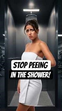 Is It Wrong To Pee in the Shower? #commonsense #shorts #candid
