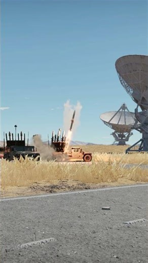 Humvee SAM system launch deadly defense missile!