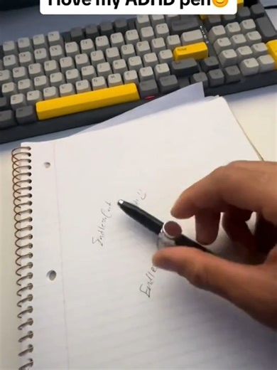 Gyro Spin Metal Pen – Cool Light-Up Stress Relief Tool #AnxietyRelief #StudyTok #TrendingNow #TikTokShop #newyork