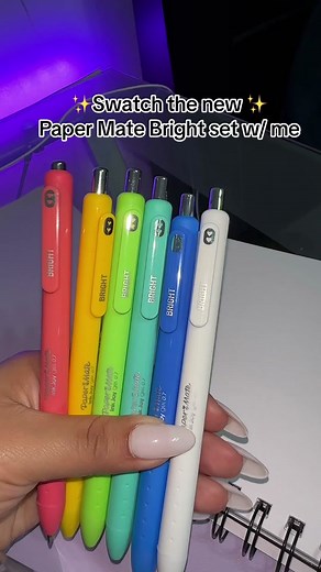 Vibrant Paper Mate Pens for Journaling