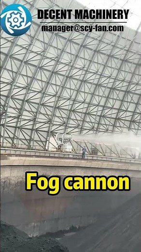How do mist cannons control dust during large-scale demolition? #dustsuppression#fogcannon