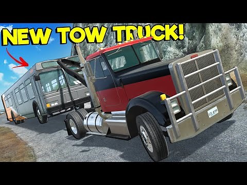 NEW Diesel Tow Truck Leads to INSANE Police Chases in BeamNG Drive Mods!