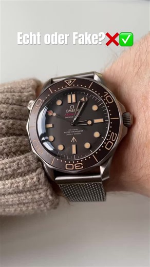Echt oder Fake? Omega Seamaster Diver 300m No Time To Die 007 #watchcheck #legitcheck #omega