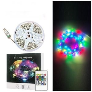 [Hot Item] Dynamic Color-Changing LED String Lights with Voice Activation