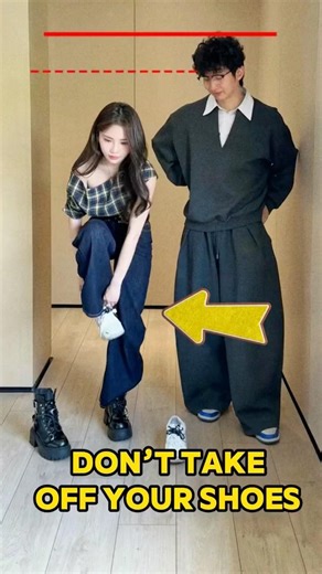 Don't take off your shoes