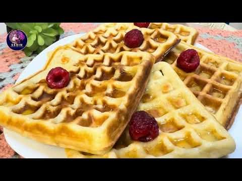 Easy Waffles Recipe🧇Yummy Breakfast for kids 😋