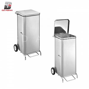 [Hot Item] New Style 100L Commercial Kitchen Wastebin with Stainless Steel