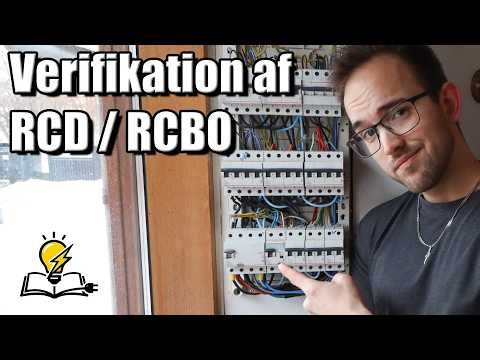 Verifikation af RCD og RCBO (HPFI og kombirelæ test) | Verifikation af elinstallationer