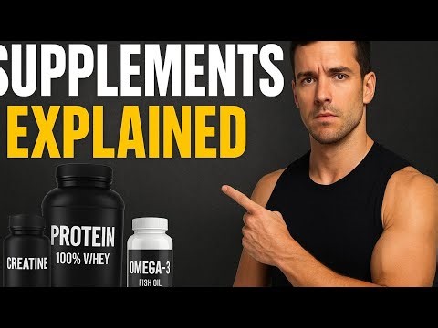 💪🏽 SUPPLEMENTS EXPLAINED - What You ACTUALLY Need to Build Muscle & Burn fat