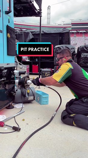 Our phone got hit by a lug nut. Don’t let this flop. #NASCAR