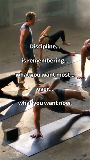 Discipline is remembering what you want most