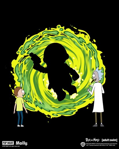 Space Molly x Rick and Morty Cosmic Crossover at POP MART's TikTok Shop!