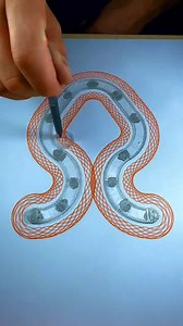 Forma de espirógrafo colorido con patrones similares a serpientes | La frase 21