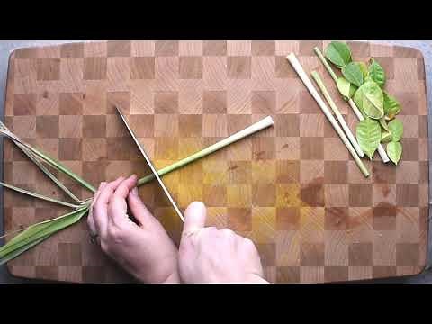 How to Peel and Cut Lemongrass