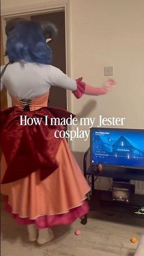 How I made my Jester cosplay from the Mighty Nein animated series #cosplay #criticalrole
