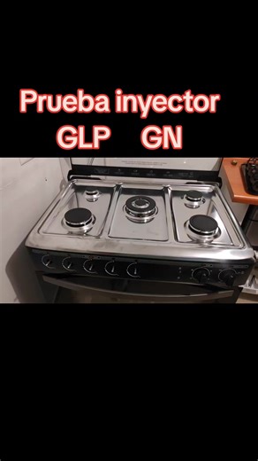 Prueba inyector GLP. GN #instalador #reparacion #mantencion #desincrustacion #conversion