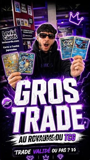 Gros trade au Royaume du TCG 🔥Validé ou pas ? #pokemon #tcg #trade #convention