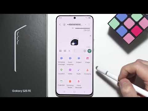 Samsung S25 FE: How to Send Photos in Messages