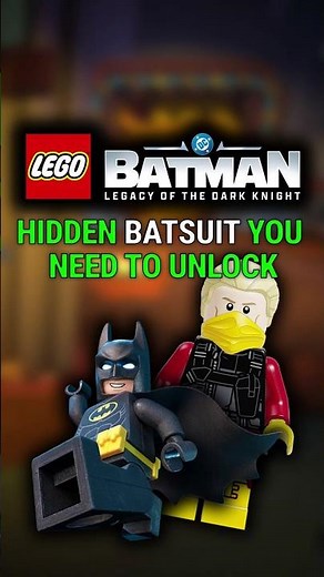 How to Unlock The LEGO Batman Movie Batsuit #legacyofthedarkknight #gamingtips #legobatman #guide