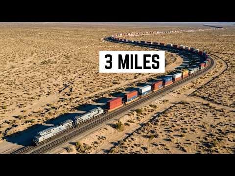 They Built Them 3 Miles Long — The 'Mega-Train' Logistics That Crushed Global Freight.
