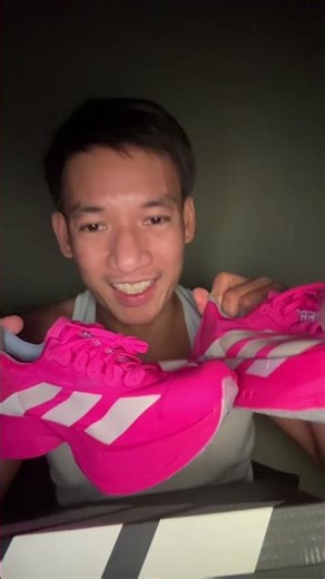 New shoes alert! Got my fresh pair of Adidas Adios pro 4 pink #barcelona #marathon #adidas #running