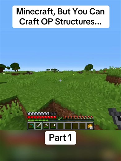Minecraft, But You Can Craft OP Structures...#foryou #viral #explore #MineCraft #fru