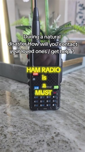get 2 and they double as long range walkie talkies. Every house should have at least 1 ham radio for emergencies #hamradio #naturaldisastersurvival