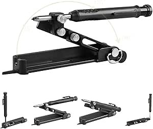 Multi-function Scribing Tool- Construction Pencil- Aluminum Alloy Scribe Tool Deep Hole Pencil,DIY Woodworking Scribe Gauge Measuring Tool,Multifunctional Woodworking marxman marking tool