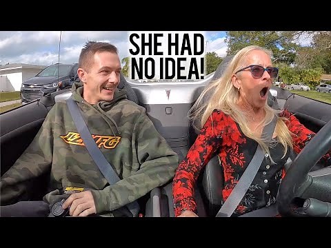 LS3 Swapped my Mom's Solstice - Her Reaction Was Priceless!