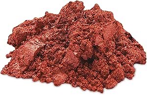 Dark Red Metallic Powder (PolyColor) – Mica Powder for Epoxy Resin Kits, Casting Resin, Dyes, and Arts and Crafts! Color Pigment Powder Creates Fast and Easy Metallic Effects!