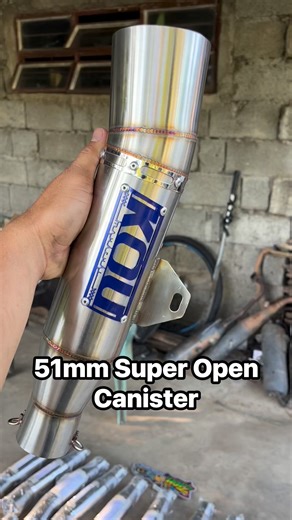 Super Open 51mm Canister‼️ #ZionThaiPartsAndAccesories #openpipe #kou | Boss Zion Vlog