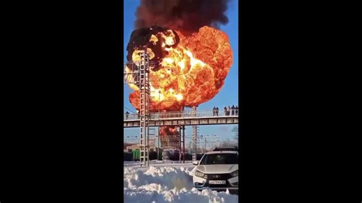 Large explosion rocks railway station in Russia’s Tambov region, eyewitness footage shows