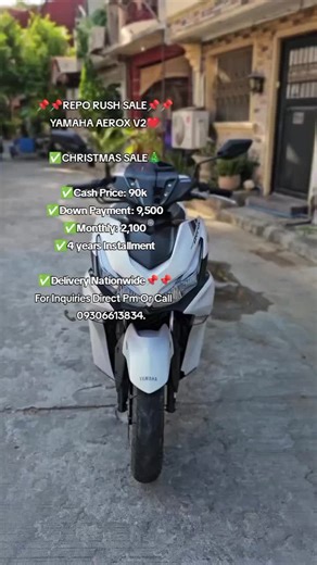 Yamaha Aerox V2 Christmas Sale