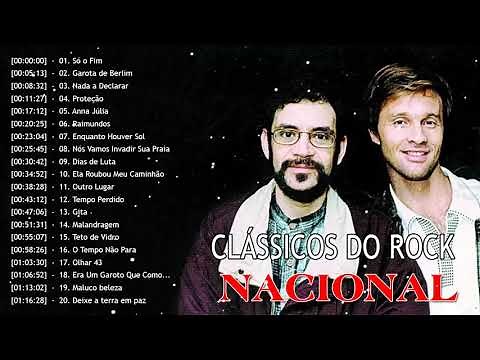 As Melhores De Rock Nacionais - Clássicos Do Rock Nacional - Playlist Rock Classico Brasileiro