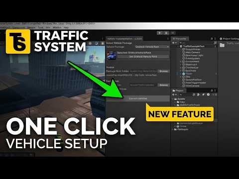 Mobile Traffic System - Automatic Vehicle Pack Integration - Unity 6