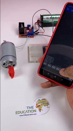 #DIY DC Motor Speed control using ESP32 & Bluetooth#electronics#arduino#technology#engineering#