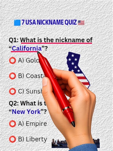 Test Your Knowledge: US State Nicknames Quiz