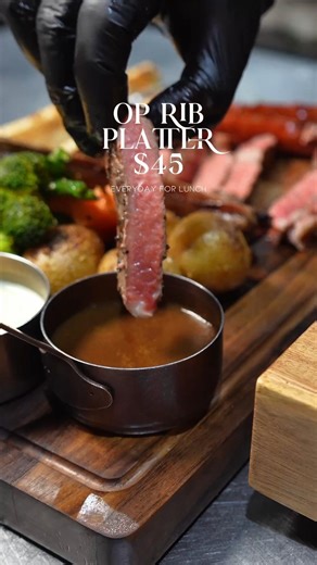 6.3K reactions · 25 shares | 數 OP Rib Platter – $45 Now available every day for lunch ️ 11:30 AM – 2:00 PM Dive into our OP Rib Platter featuring a 500g grain-fed OP rib steak, served with juicy sausages and rich bone marrow. ☎️ For reservations please call: 023 999 950  Telegram | WhatsApp: 081 333 220 | Stonegrill Cambodia Restaurant & Bar | Facebook